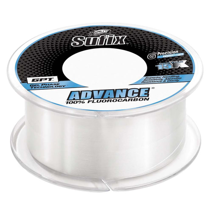 Sufix Advance Fluorocarbon - 12lb - Clear - 200 yds - Lines