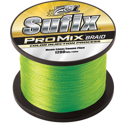 Sufix ProMix Braid - 50lb - Neon Lime - 1200 yds - Lines &