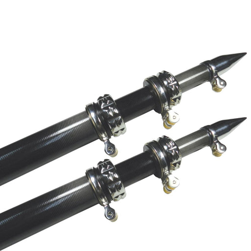 TACO 16’ Carbon Fiber Outrigger Poles - Pair - Black