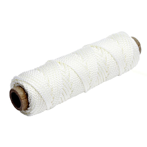 Tigress 100’ of 375lb Nylon Braid - White - Outrigger