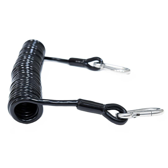 Tigress Heavy-Duty Coiled Safety Tether - 1200lbs - Fishing