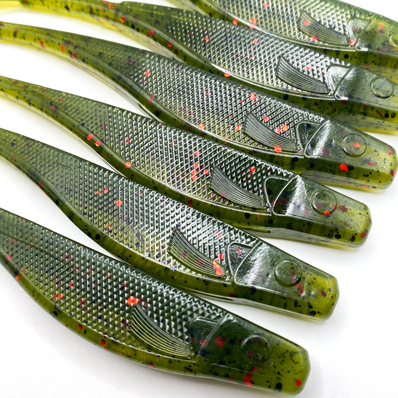 5" Jerk Minnow | Watermelon Red