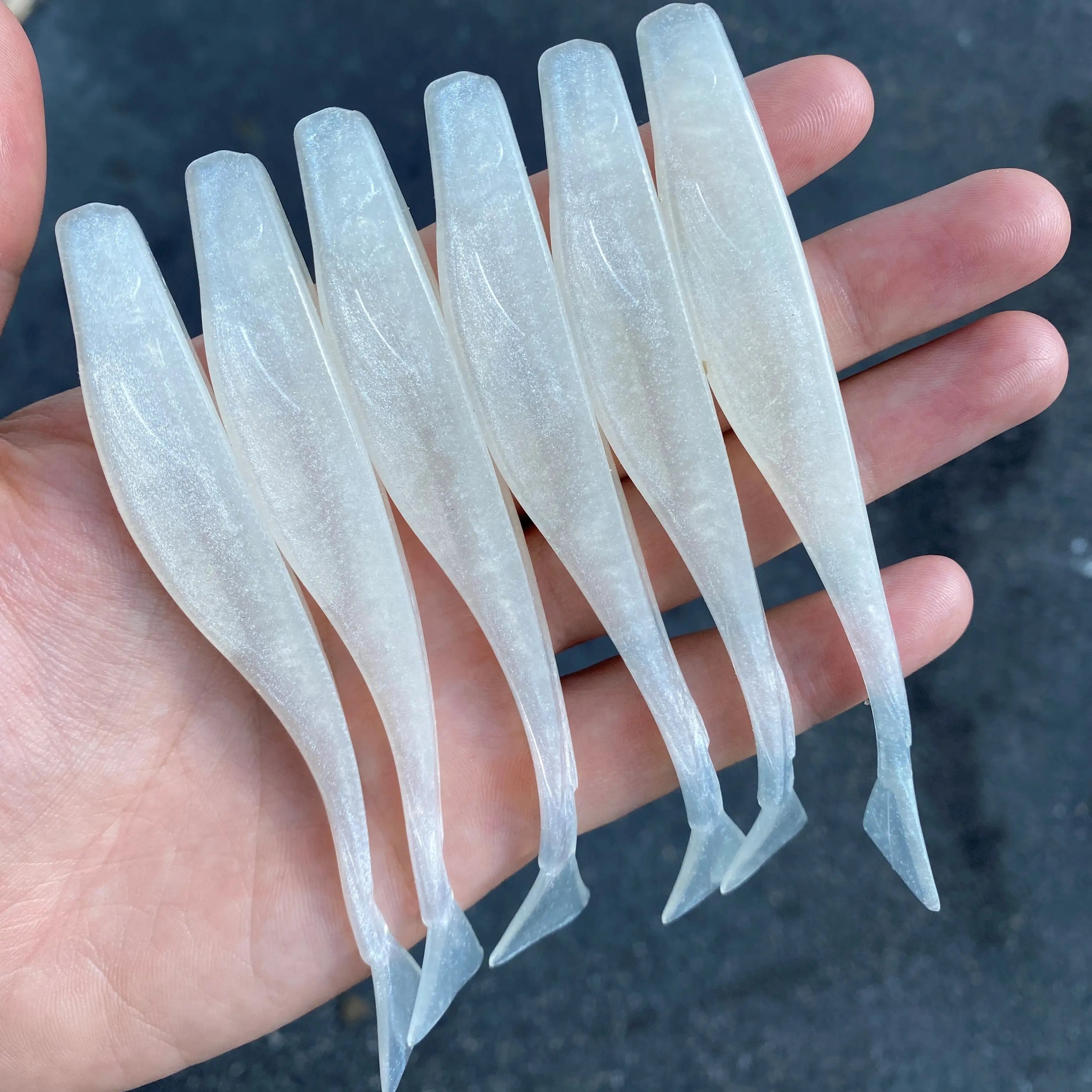 5’’ Jerk Minnow | White Pearl - Fishing Baits & Lures