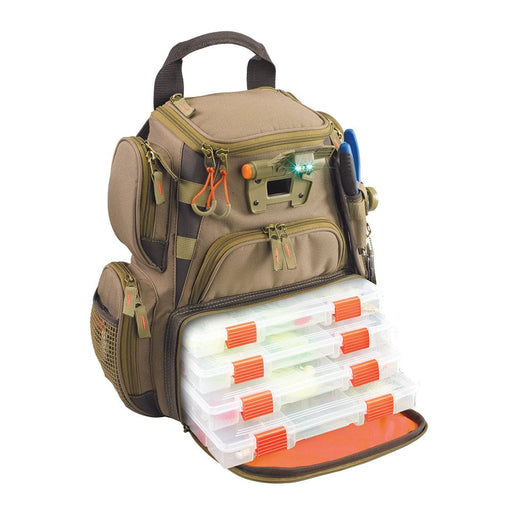 Wild River RECON Lighted Compact Tackle Backpack w/4 PT3500